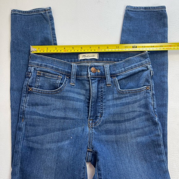 Madewell 9" Mid-Rise Skinny Jeans Medium Wash Size 25 - Picture 3 of 15